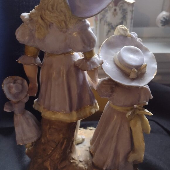 Beautiful Art Nouveau Ernst Wahliss, Vienna, figural group in porcelain - Picture 10 of 10